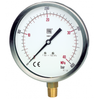 NUOVA FIMA彈簧壓力表MS4波登管壓力表100mm