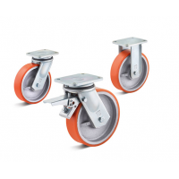 torwegge重型腳輪，可用于運(yùn)輸重達(dá) 10,000 kg 的貨物