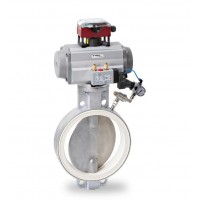 Warex Valve  DKZ110APSDZ不銹鋼盤(pán)氣動(dòng)密封圈蝶閥拋光丁腈橡膠