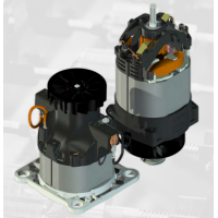 Ankarsrum KS42通用交流電機(jī)，可提供不同的軸承支架和各種風(fēng)扇設(shè)計(jì)