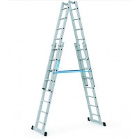 zarges Vario B可在臺階樓梯上使用拉出功能多功能梯子