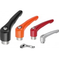 KIPP K0123壓鑄鋅英寸公制不銹鋼可調(diào)節(jié)手柄內(nèi)螺紋