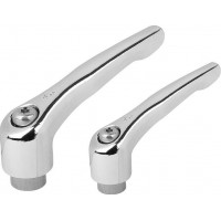 KIPP可調(diào)式手柄夾緊桿英寸公制鋼件內(nèi)螺紋K0123_HV