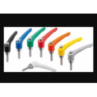 KIPP K0123_STM外螺紋可調(diào)式手柄不銹鋼零件亞光紋理