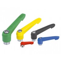 KIPP K0270內螺紋不銹鋼螺紋插件塑料可調式手柄