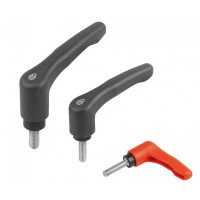 KIPP K1873可調(diào)節(jié)塑料手柄內(nèi)外螺紋安全功能插件不銹鋼