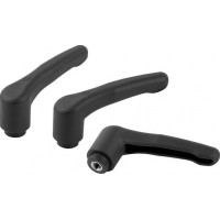 KIPP K1743內(nèi)外螺紋可調(diào)節(jié)塑料手柄可探測金屬