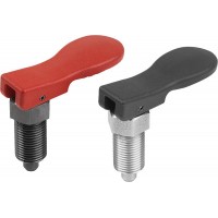 KIPP K1584_A K1584_B 公制鋼或不銹鋼A B型凸輪桿定位柱塞