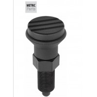 KIPP K0339_A K0339_B公制防松螺釘定位銷鋼質(zhì)分度柱塞拉手