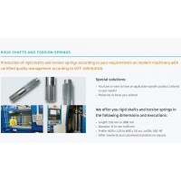 elbe機器車輛驅動型材軋制系列剛性軸和扭轉彈簧