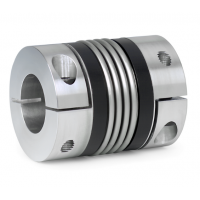 R+W帶徑向夾緊螺釘?shù)奈⑿筒y管聯(lián)軸器，0.05-10 牛米，帶一體式拆卸槽
