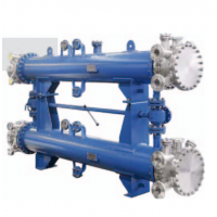 FUNKE 管殼式換熱器，主要用于冷卻潤(rùn)滑油和液壓油或水的加熱