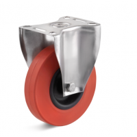 TORWEGGE 耐熱固定滾柱橡膠輪，采用耐熱塑料制成，帶有滑動軸承